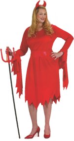 Unbranded Fancy Dress - Adult Halloween Devil Costume (FC)