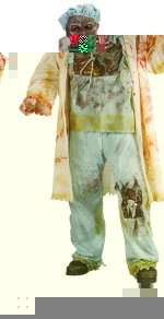 Unbranded Fancy Dress - Adult Halloween Zombie Doctor Costume (FC)