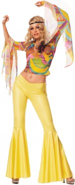 Unbranded Fancy Dress - Adult Hippie 60s Costume