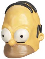 Unbranded Fancy Dress - Adult Homer Vinyl Half-Cap Mask