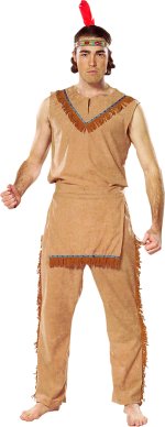 Unbranded Fancy Dress - Adult Indian Warrior Costume