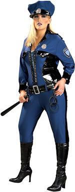 Adult Lady Justice Costume includes jumpsuit, belt and hat.