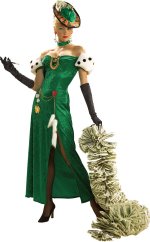Unbranded Fancy Dress - Adult Lady Luck Costume Dress 10 to 12
