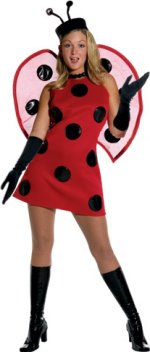 Novelty Ladybird costume.