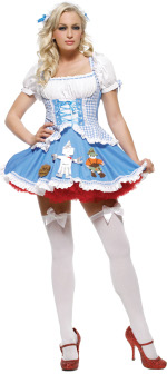 Unbranded Fancy Dress - Adult LilMiss Dorothy Costume Extra Small