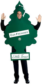 Unbranded Fancy Dress - Adult Little Trees Car Freshener Costume
