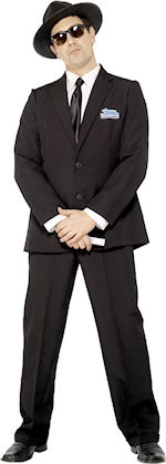 Unbranded Fancy Dress - Adult Male Blues Brothers`Costume