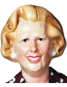 Unbranded Fancy Dress - Adult Margaret Thatcher Mask