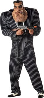 Unbranded Fancy Dress - Adult Massive Mobster Gangster Costume