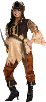 Unbranded Fancy Dress - Adult Maternity Female Pirate Costume