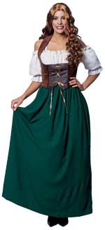 Unbranded Fancy Dress - Adult Medieval Peasant Lady Costume