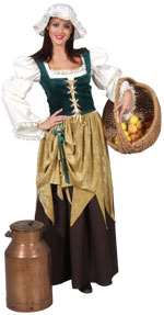Unbranded Fancy Dress - Adult Medieval Wench Costume Extra Large