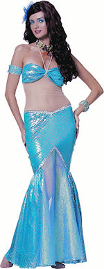 Unbranded Fancy Dress - Adult Mermaid Costume Small
