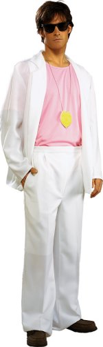 Unbranded Fancy Dress - Adult Miami Vice Crockett 80s Police Costume