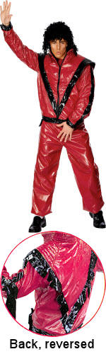 Unbranded Fancy Dress - Adult Michael Jackson Thriller Reversible Costume