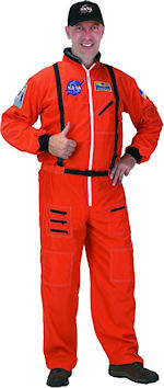 Unbranded Fancy Dress - Adult NASA Astronaut Suit ORANGE