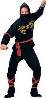 Unbranded Fancy Dress - Adult Ninja Costume