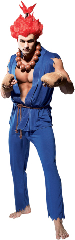 Unbranded Fancy Dress - Adult Official Street Fighter Akuma 80s Costume
