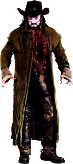 Unbranded Fancy Dress - Adult Outlaw Zombie Costume