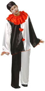 Unbranded Fancy Dress - Adult Pierrot Clown Costume
