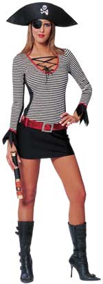 Unbranded Fancy Dress - Adult Pirate Treasure Costume Small