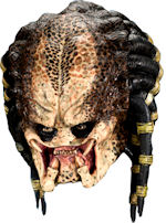 Unbranded Fancy Dress - Adult Predator Vinyl Mask