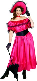 Unbranded Fancy Dress - Adult Red Southern Belle Costume (FC)