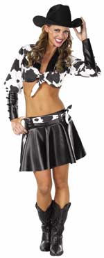 Unbranded Fancy Dress - Adult Rodeo Girl Costume X Small