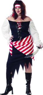 Unbranded Fancy Dress - Adult Ruby The Pirate Beauty Pirate Costume (FC)