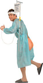 Unbranded Fancy Dress - Adult Runaway Patient Costume