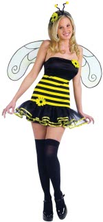 Unbranded Fancy Dress - Adult Sexy Honey Bee Costume