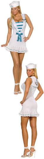 Unbranded Fancy Dress - Adult Shore Thing Sandy Sailor Costume