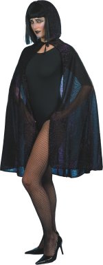 Unbranded Fancy Dress - Adult Spider Cape (Purple/Black)