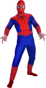 Unbranded Fancy Dress - Adult Spiderman 3andtrade; Super Hero Costume