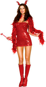 Unbranded Fancy Dress - Adult You Little Devil Costume Small