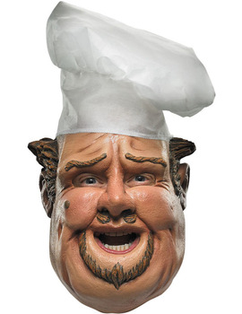 Unbranded Fancy Dress - Chef Mask with Hat