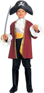 Fancy Dress - Child Captain Hook Costume Age 2-3