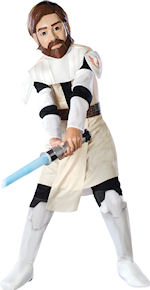 Unbranded Fancy Dress - Child Clone Wars Obi Wan Kenobi Costume Small