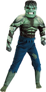 Unbranded Fancy Dress - Child Incredible Hulk Muscle Costume Small