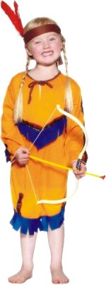 Unbranded Fancy Dress - Child Indian Girl Costume Age: 3-5 110cm