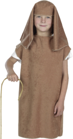 The Child Joseph Tabard Costume includes a brown tunic and headdress.