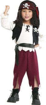 Unbranded Fancy Dress - Child Pirate Captain Costume Age 1-2