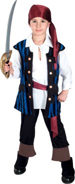 Unbranded Fancy Dress - Child Pirate King Costume Small
