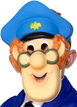 Unbranded Fancy Dress - Child Postman Pat Mask