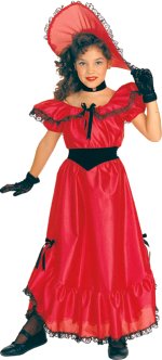 Unbranded Fancy Dress - Child Red Southern Belle