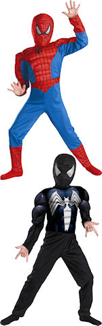 Unbranded Fancy Dress - Child Reversible Muscle Spiderman Costume