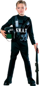 Unbranded Fancy Dress - Child S.W.A.T. Team Costume Age 3-4