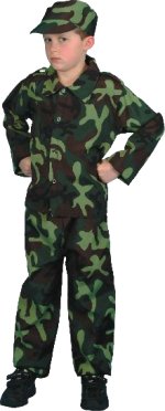 Unbranded Fancy Dress - Child Soldier Costume Small
