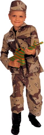 Unbranded Fancy Dress - Child Special Forces Costume Small