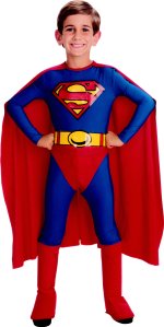 Fancy Dress - Child Superman Costume Age 3-4